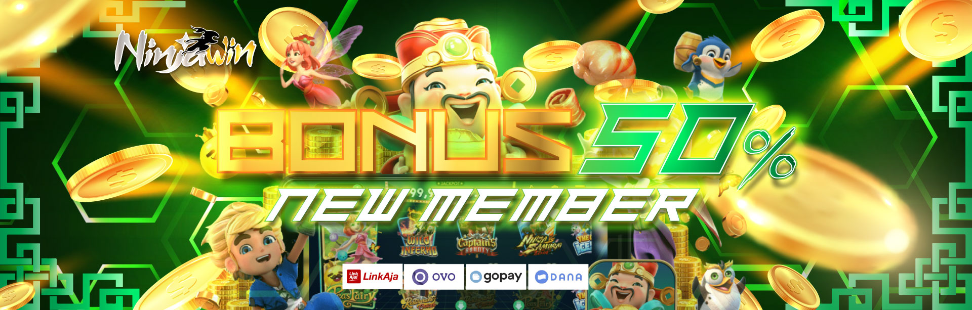 Bonus New Member Deposit 50%